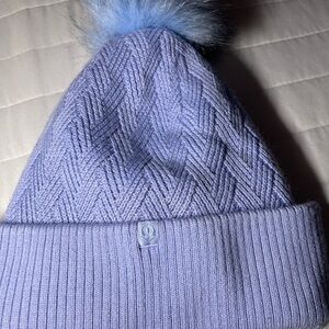 Lululemon Athletica Light Blue Knit Hat